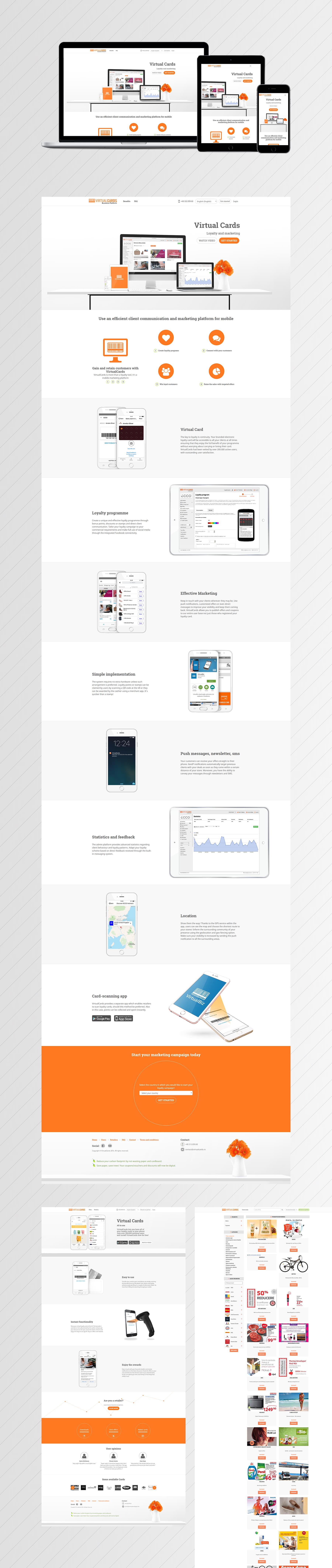 VirtualCards Website — Design UI/UX & Dezvoltare Frontend project by Level UI for Virtual Cards