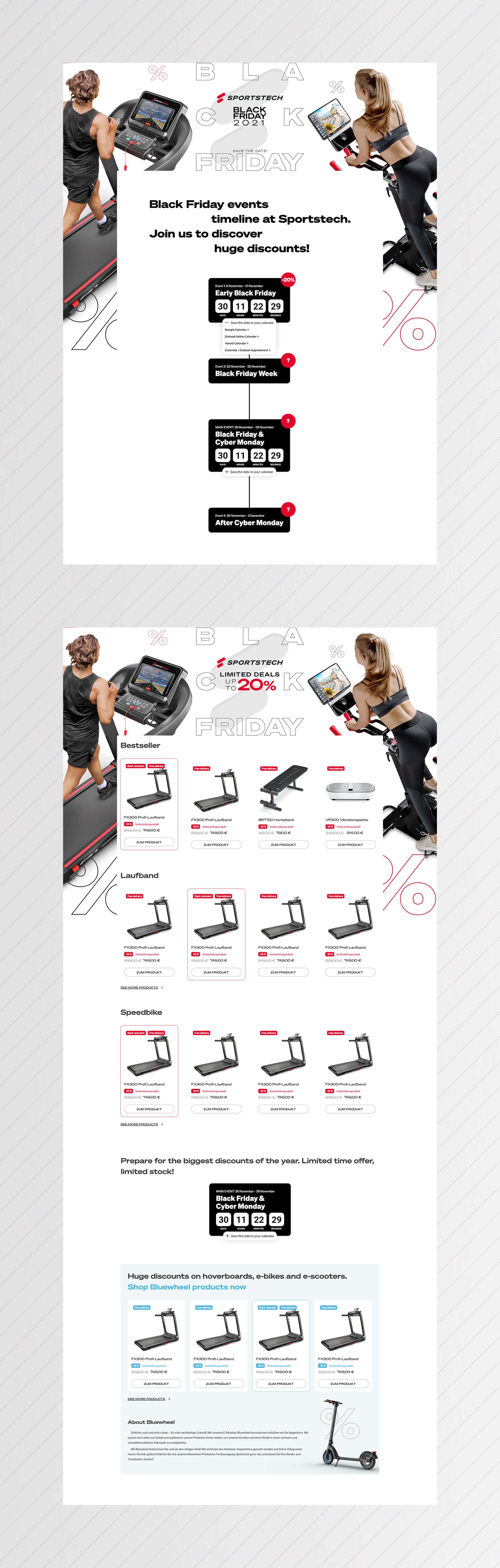 Automated Black Friday LP — Design UI/UX & Dezvoltare Frontend project by Level UI for Sportstech