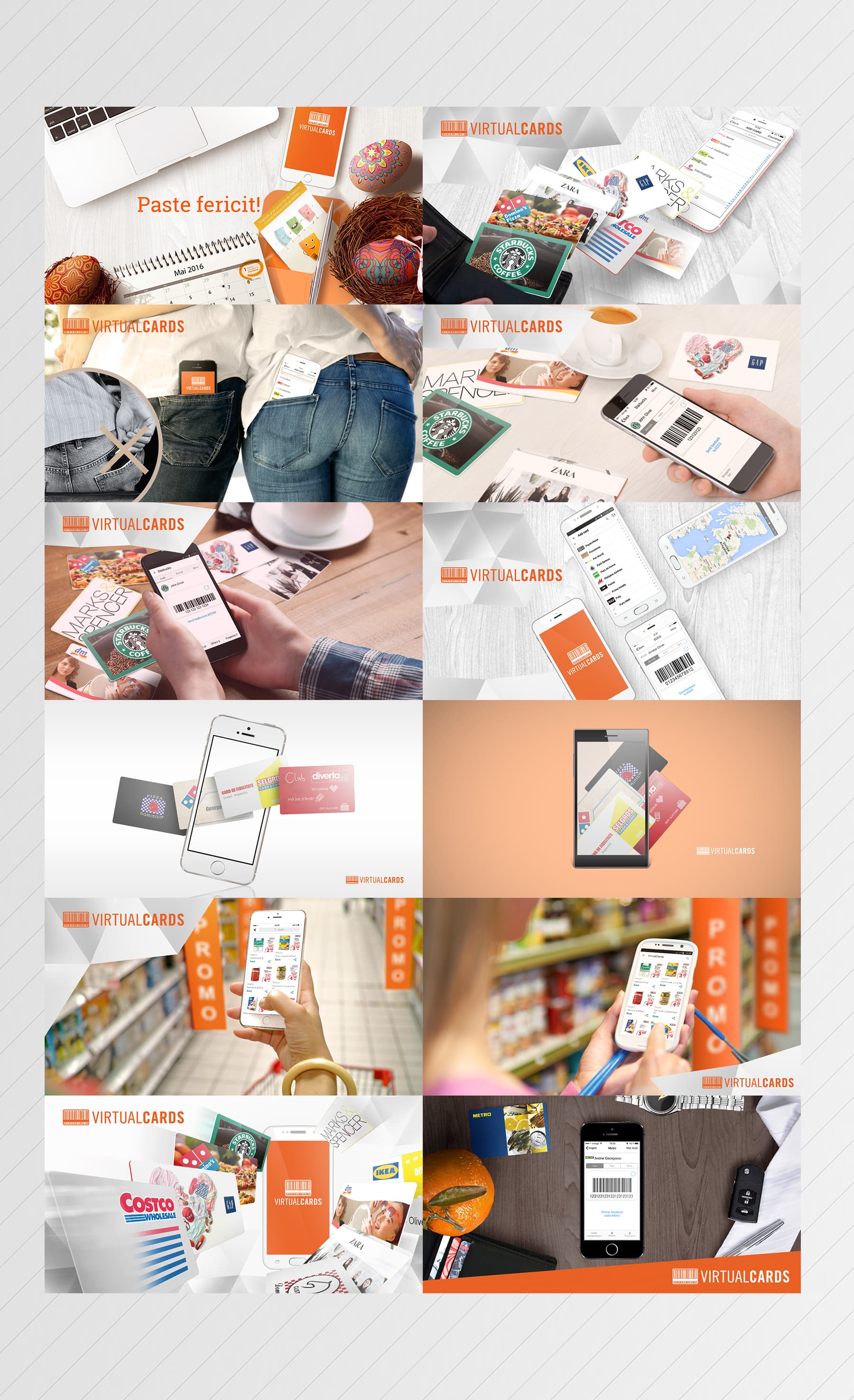 Virtual Cards Online Banners — Design Grafic & Motion Graphics project by Level UI for Virtual Cards